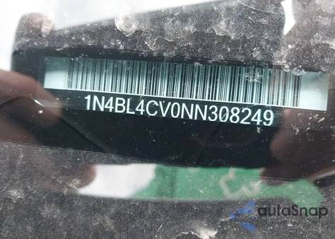 2022 Nissan Altima Sr Fwd z USA, uszkodzony, nr VIN 1N4BL4CV0NN308249